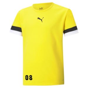T-Shirt Kinder gelb mit Initialen